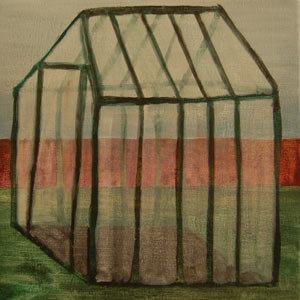 painting titled Greenhouse III