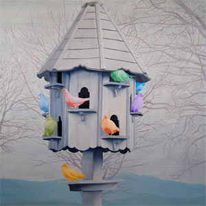 painting titled The Dovecote