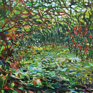 painting titled The Frogpond