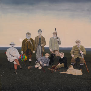 painting titled The Hunters